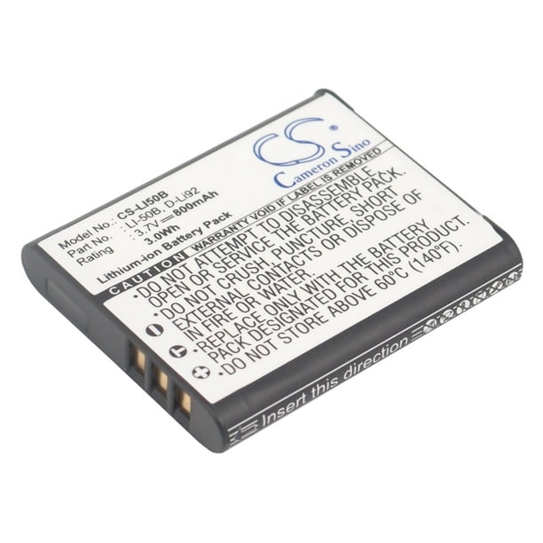 Cameron Sino Rechargeble Battery for Olympus X-750 Cameron Sino Rechargeble Battery for Olympus X-750
